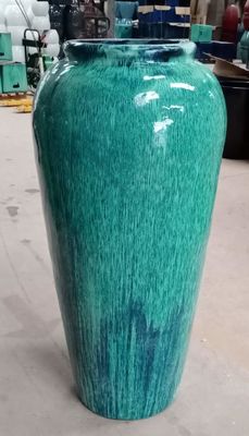 44x88cm Seramik Açık Pot, Açık Bitkiler İçin Yeşil Büyük Seramik Saksılar