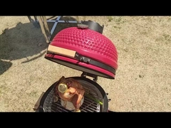 Özel Menteşe Urban Charcoal Kamado Grill 22 İnç Beyaz Sır Komple 57*65cm